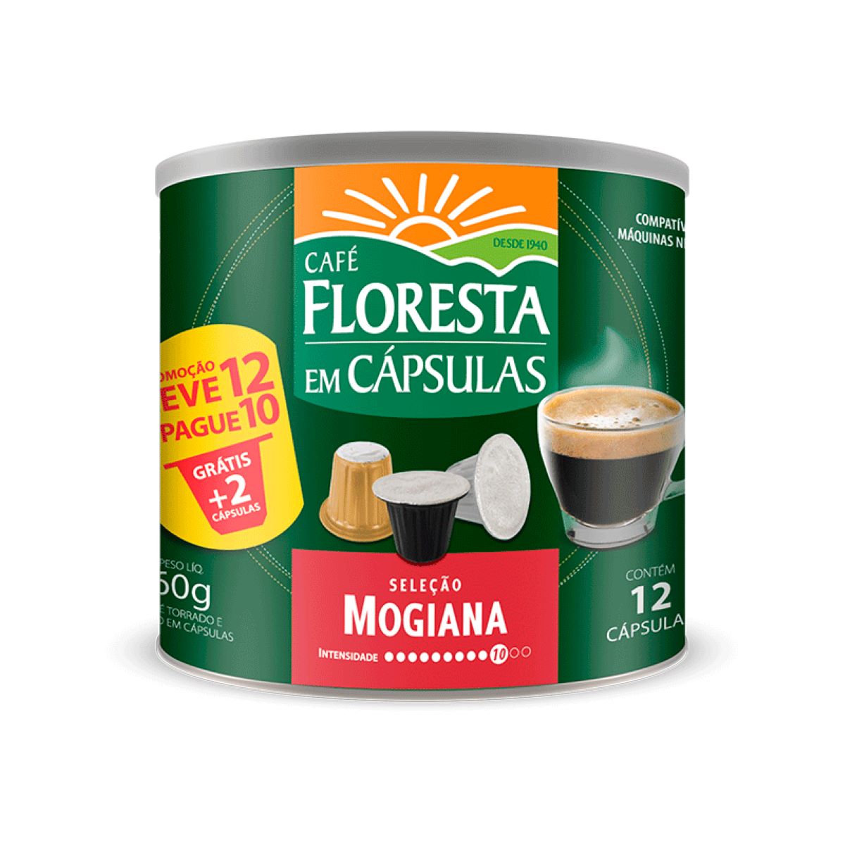 Café em Cápsula Mogiana Floresta 60 g