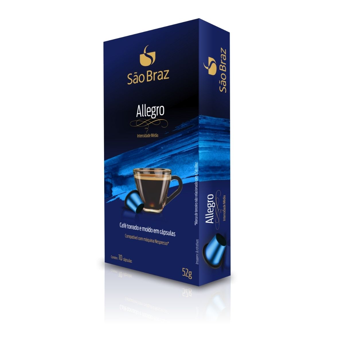 Café em Cápsula São Braz Allegro 52 g