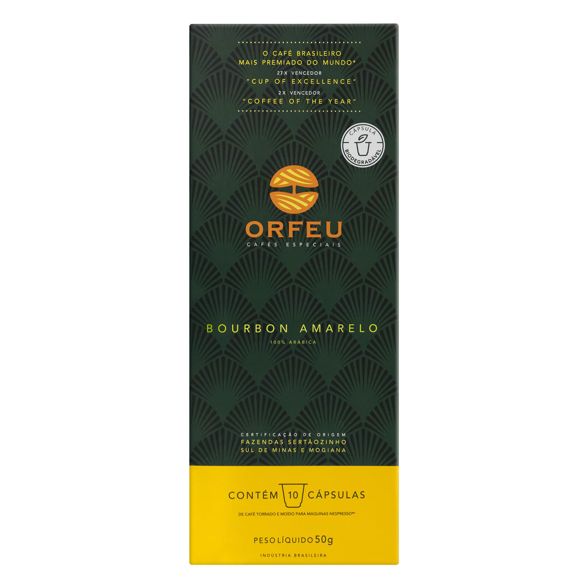 Café em Pó Orfeu Bourbon Amarelo 250 g