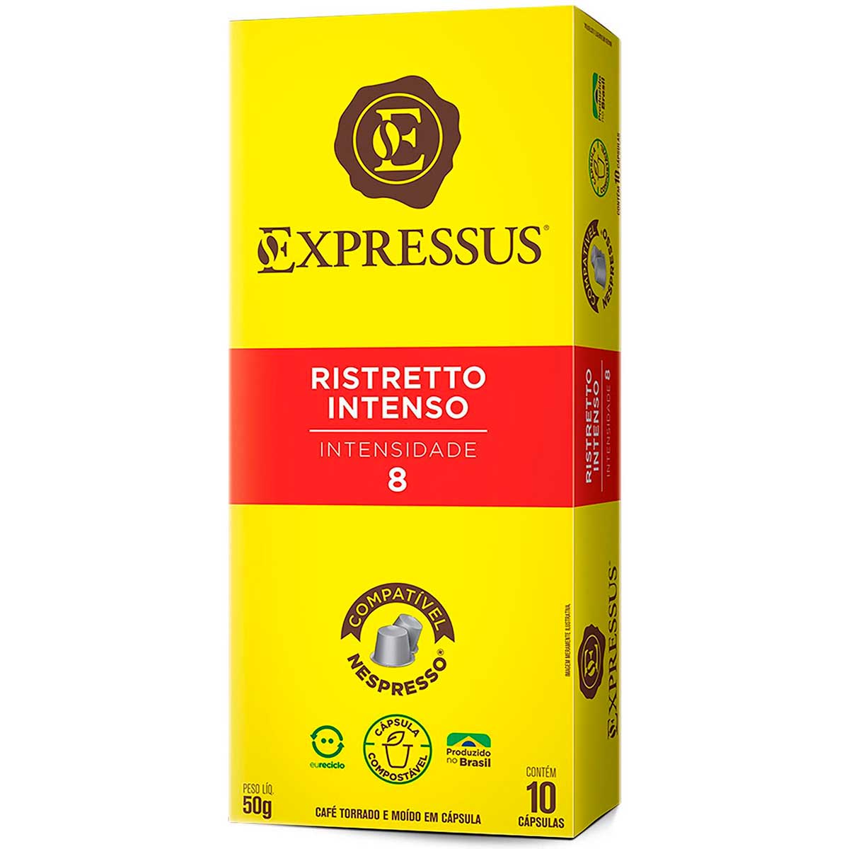 Café Expresso Expressus Ristretto Intenso 10 Cápsulas