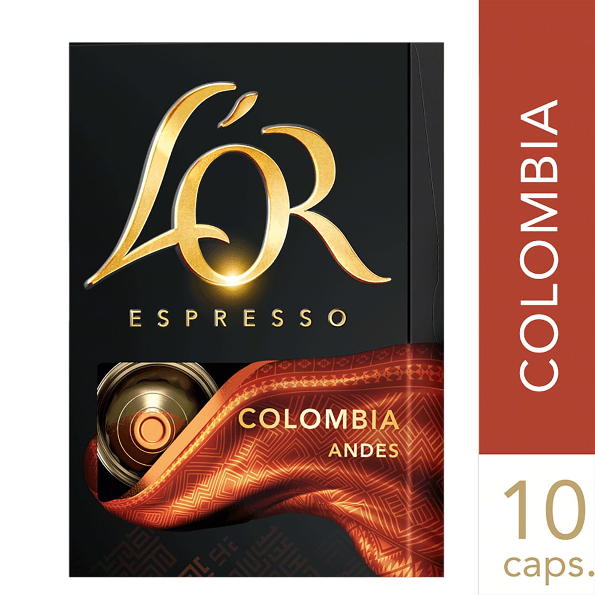 Café L&apos;or Cápsula Colômbia  10 unidades