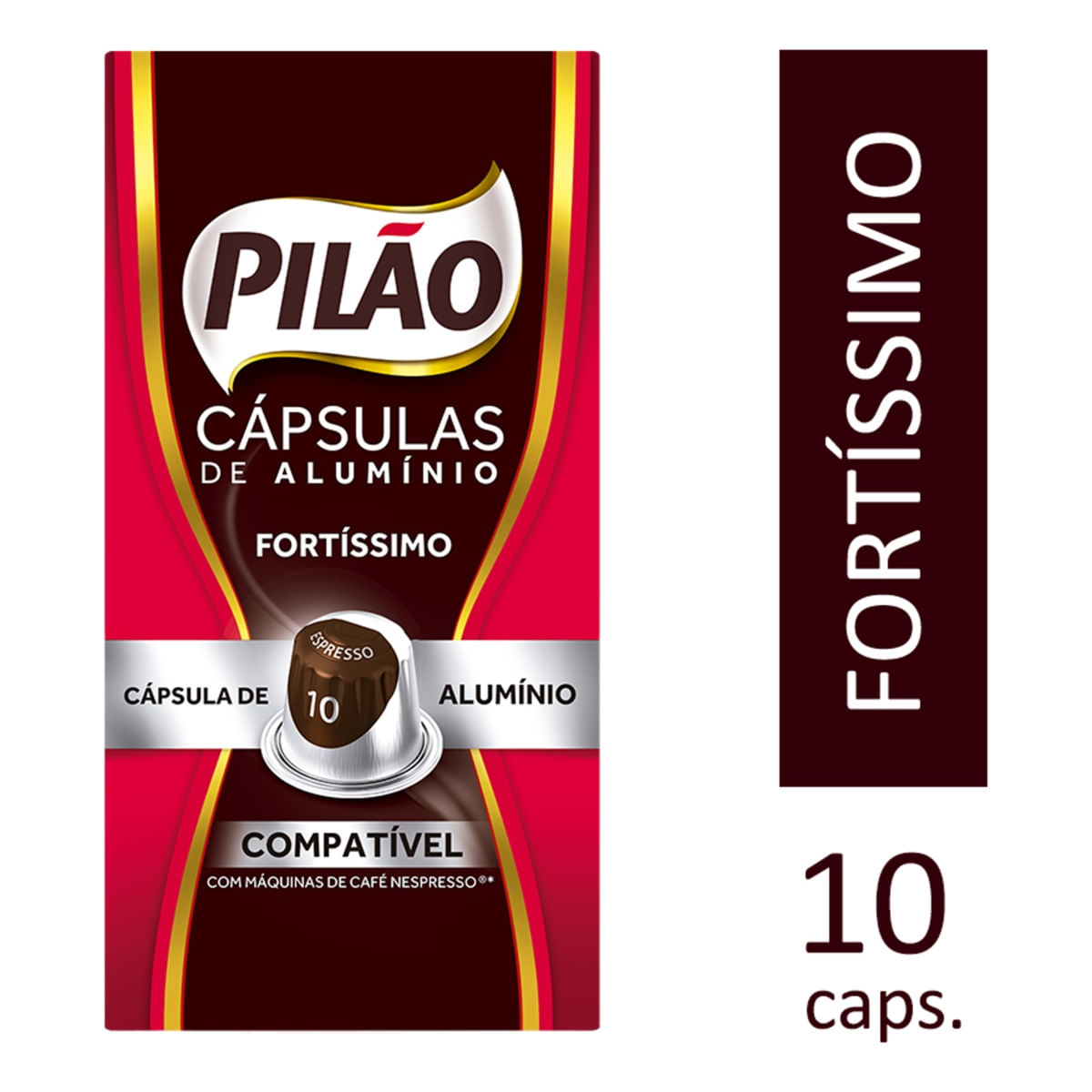 Café Pilão Cápsula Fortíssimo  10 unidades