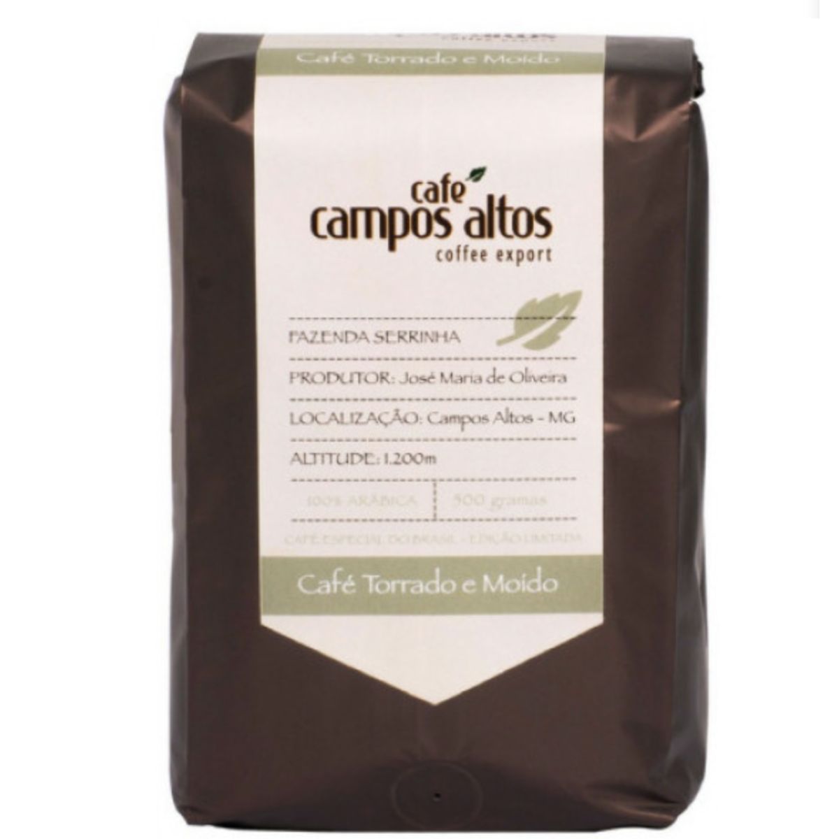 Café em Pó 100% Arábica Campos Altos 500 g