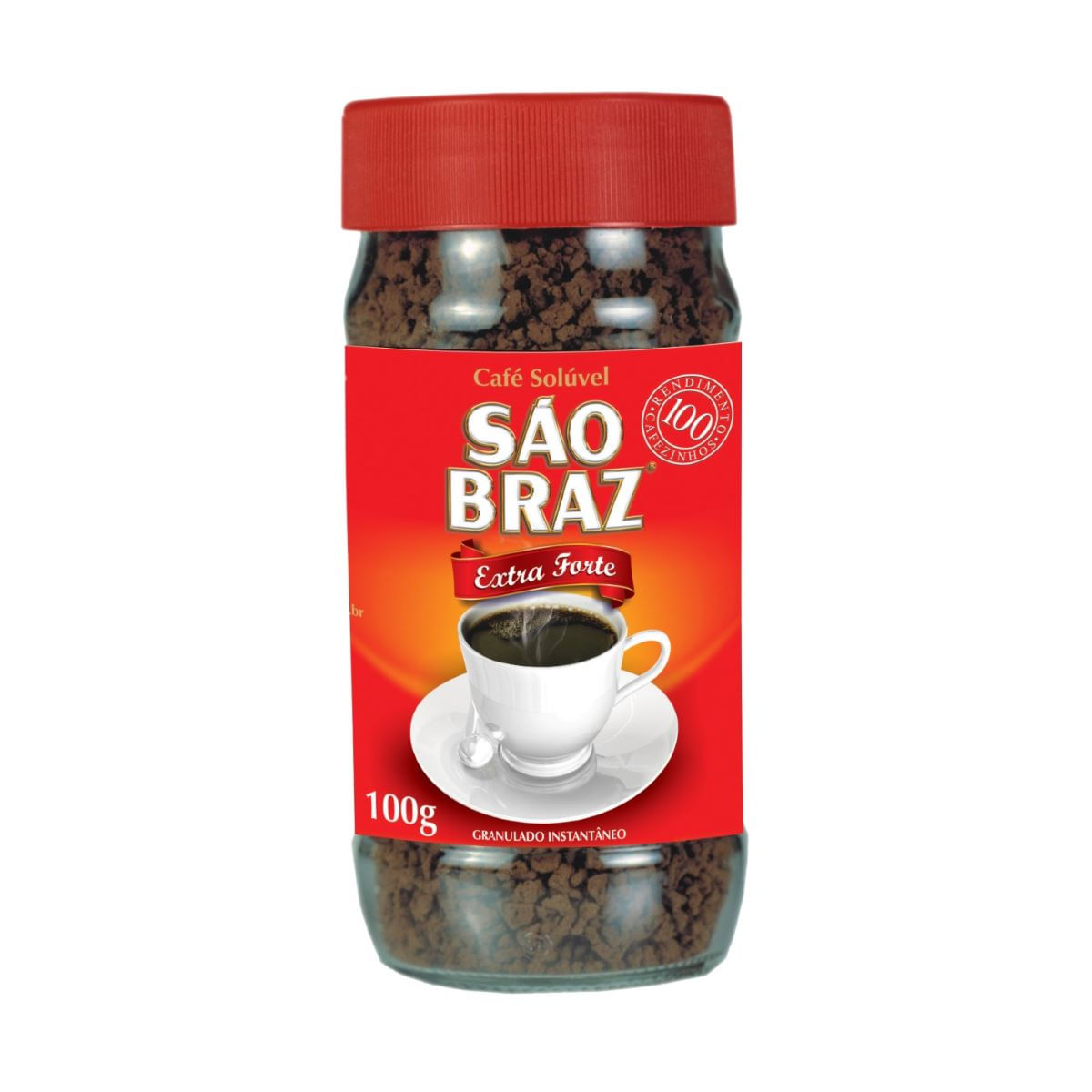 Café Granulado Solúvel São Braz Extraforte 100 g