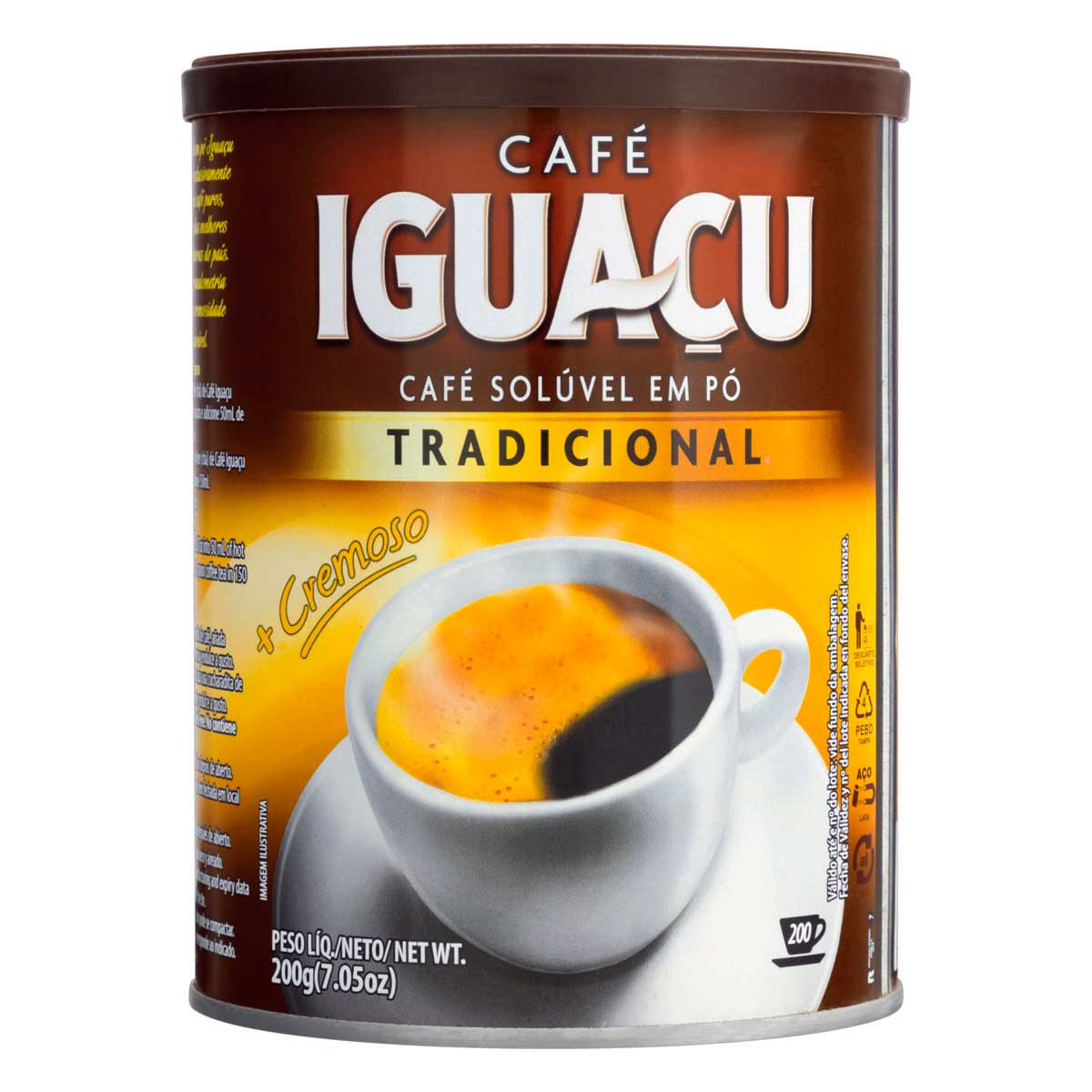 Café Solúvel em Pó Iguaçu 200g