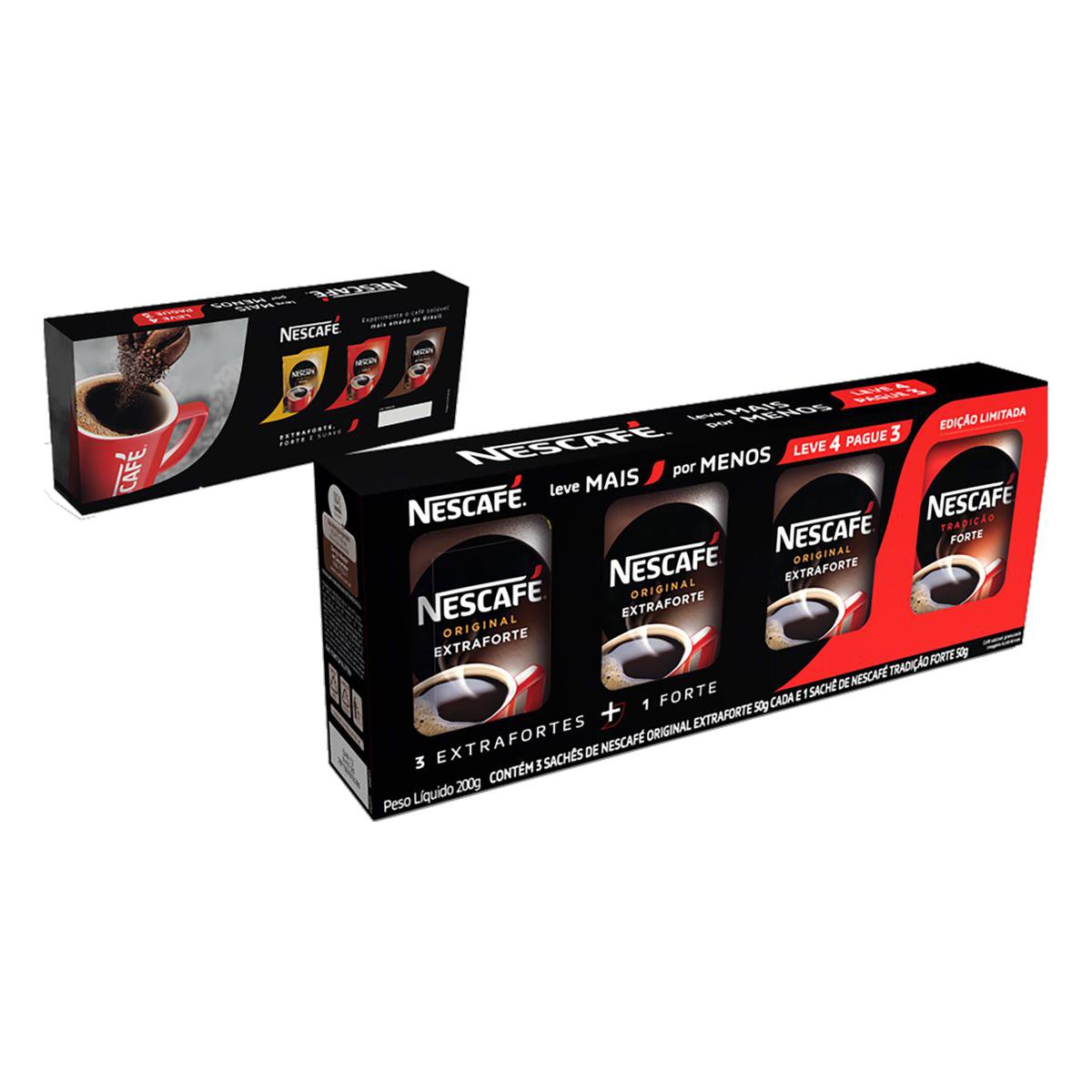 Café Solúvel Nescafé Tradição + Café Solúvel Nescafé Origens 200 g