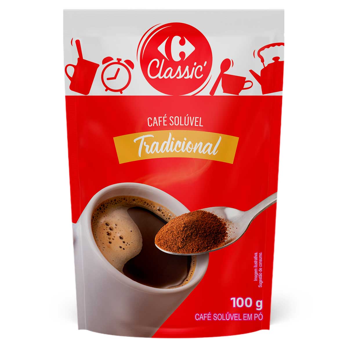 Café Solúvel Tradicional Carrefour SC 100g