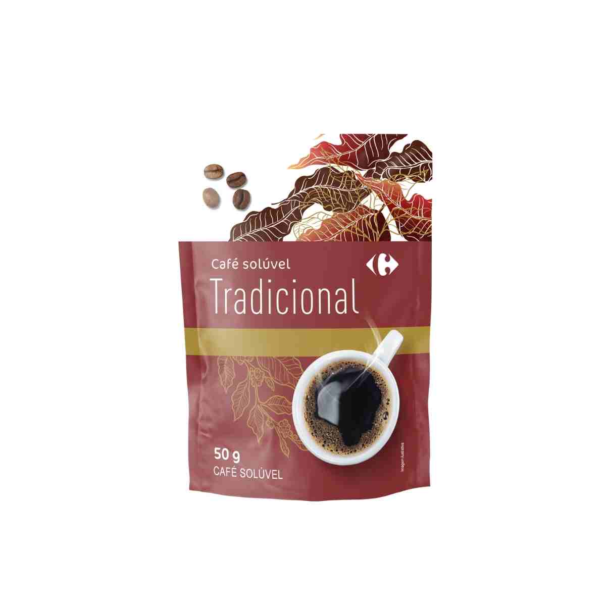 Café Solúvel Tradicional Carrefour SC 50g