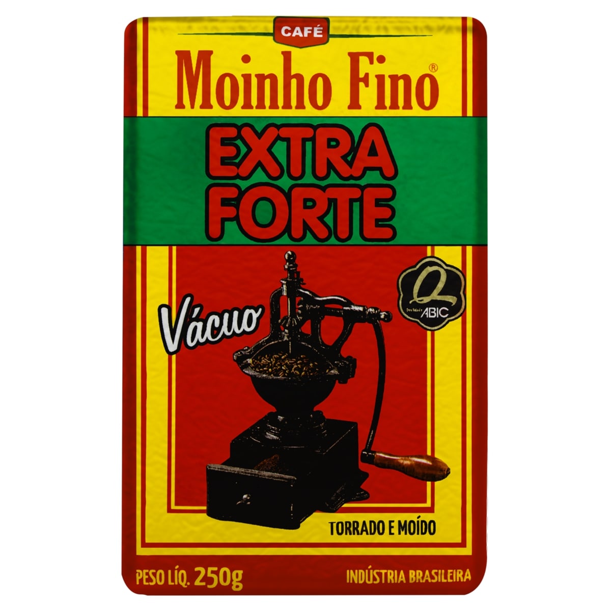 Café Torrado Moído Extra Forte Moinho Fino Vácuo 250 g