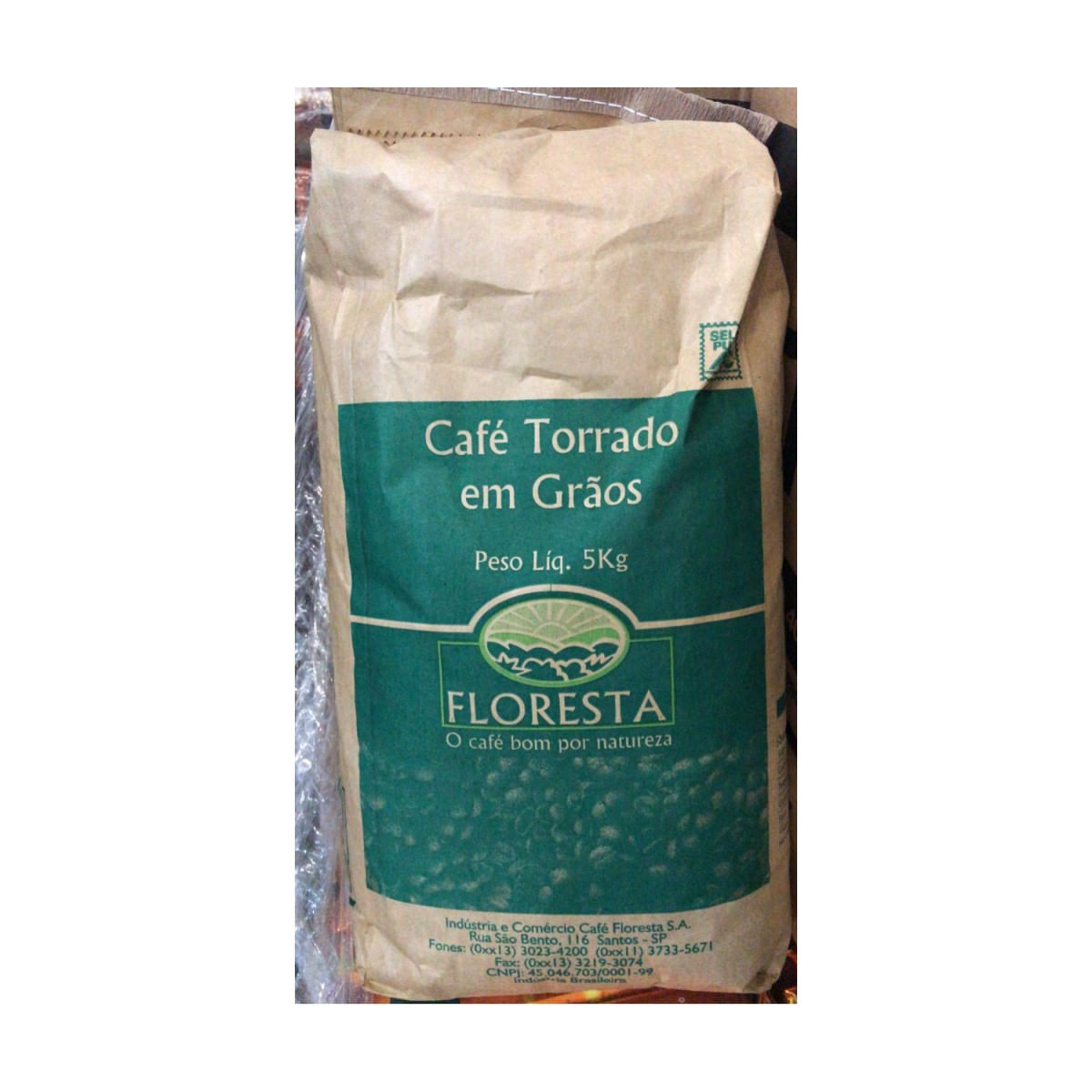 Café em Grãos Torrado Floresta Extraforte 5 kg