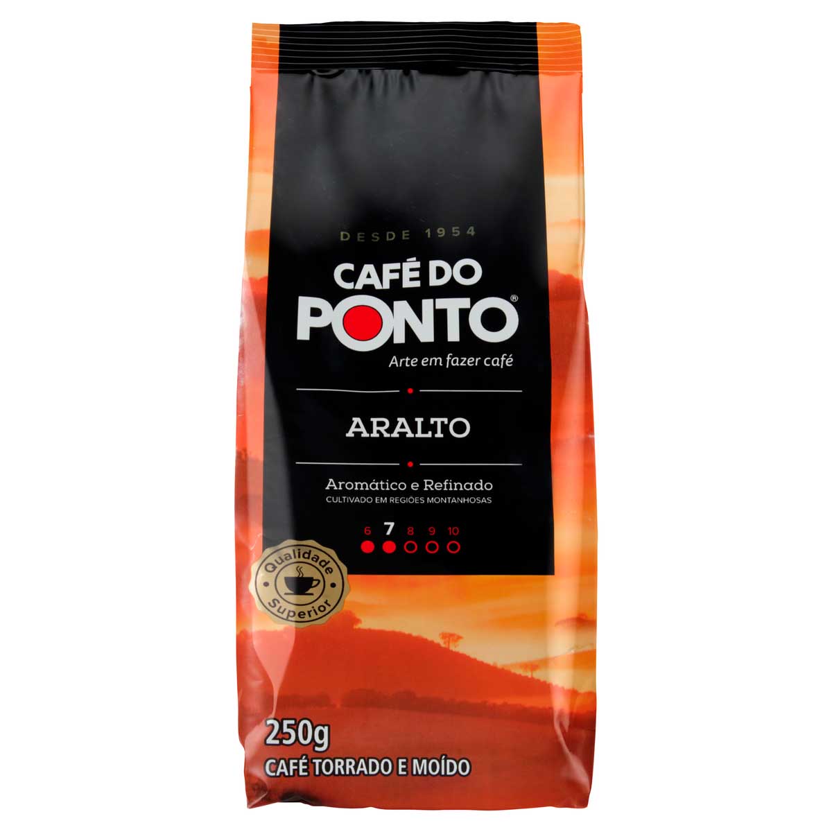 Café Torrado e Moído Aralto Café do Ponto Pacote 250 g