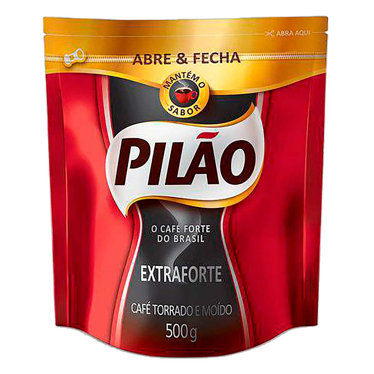 Café Torrado e Moído Extraforte Pilão Pouch 500 g