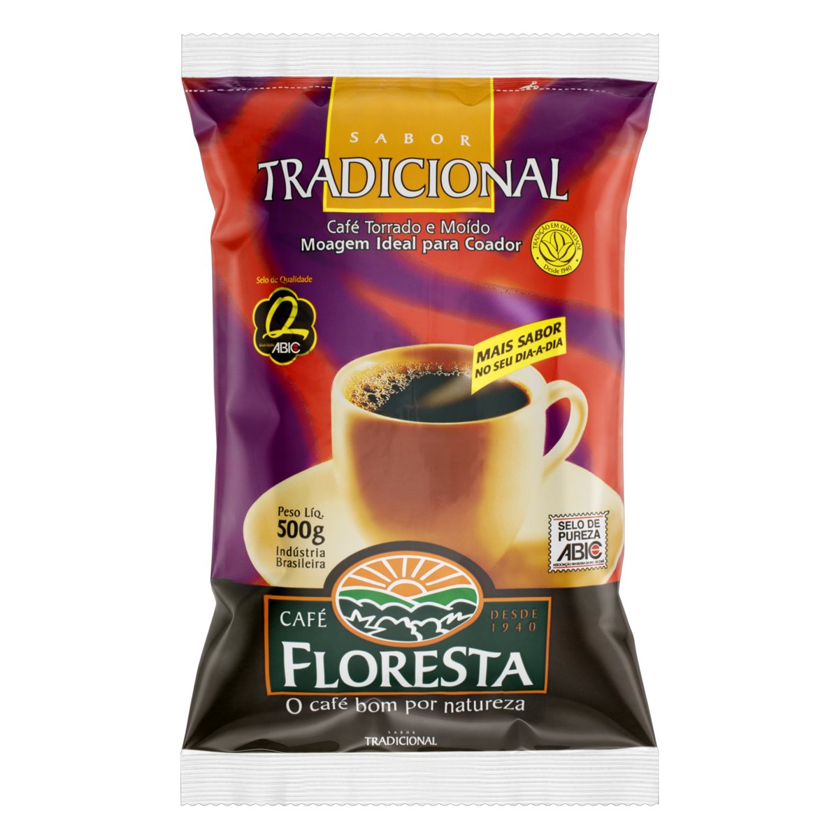 Café Torrado e Moído Floresta Tradicional 500 g