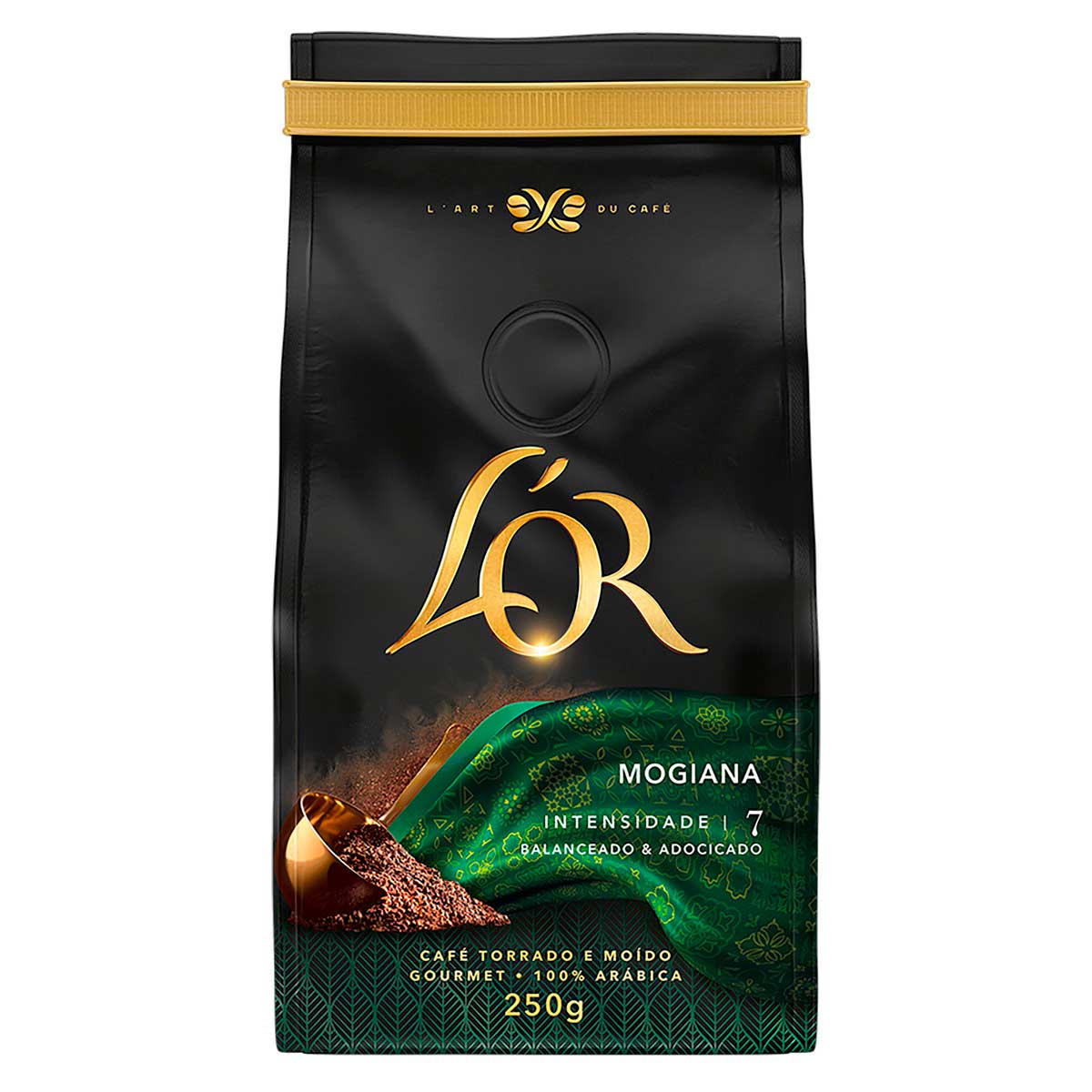 Café Torrado e Moído Mogiana L&apos;or Gourmet Pacote 250 g