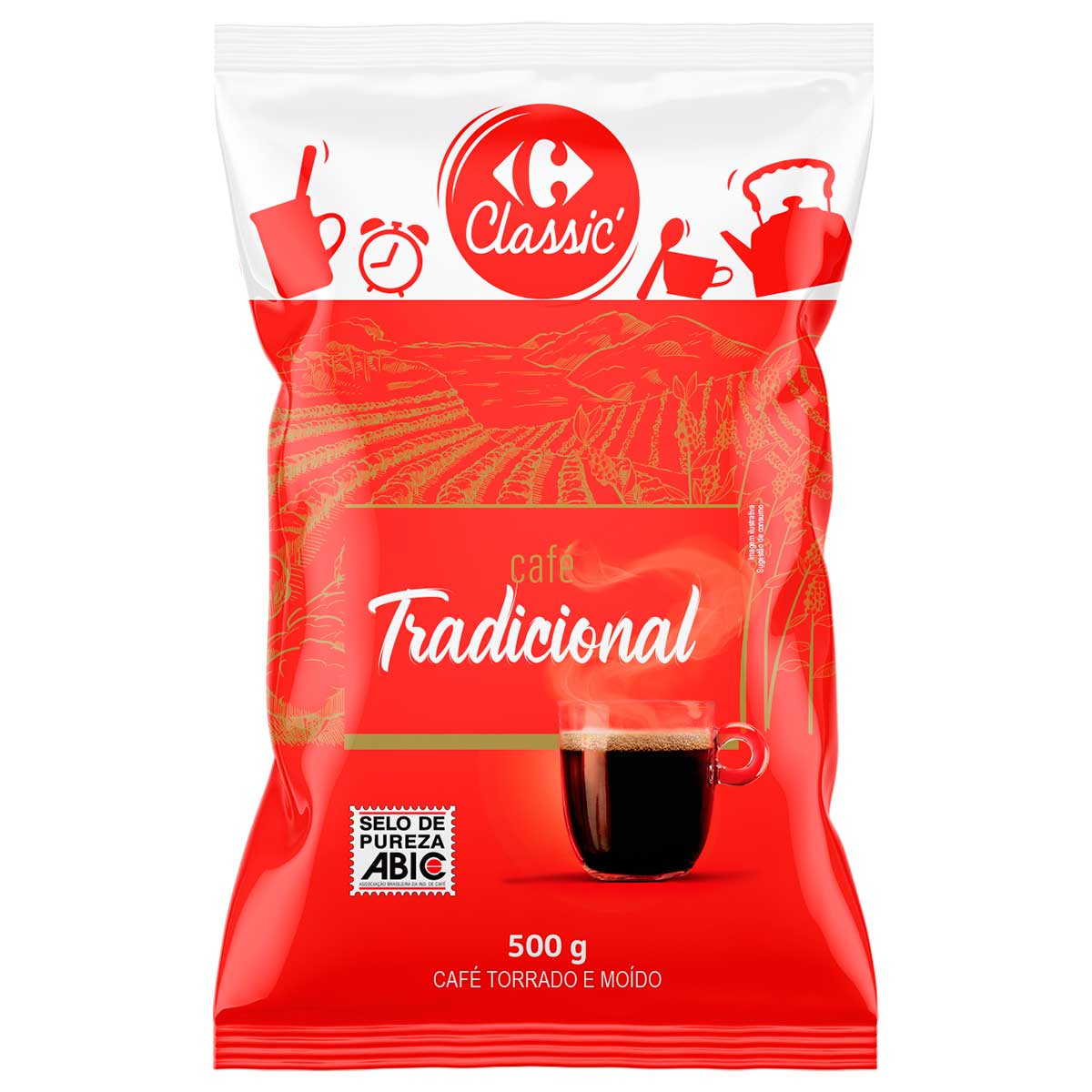 Café Torrado Moído Tradicional Carrefour 500 g