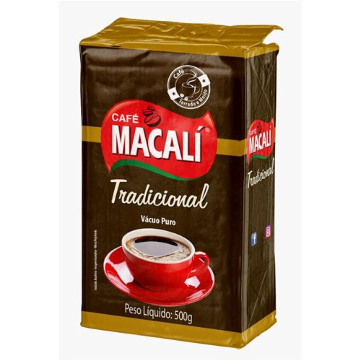 Café Torrado Moído Vácuo Macalí 500 g