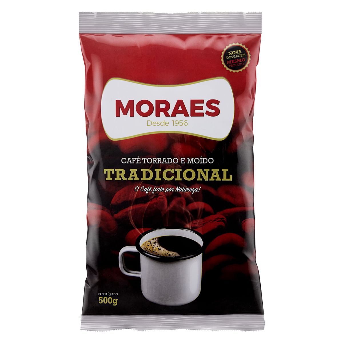 Café Torrado e Moído Tradicional Moraes Pacote 500 g