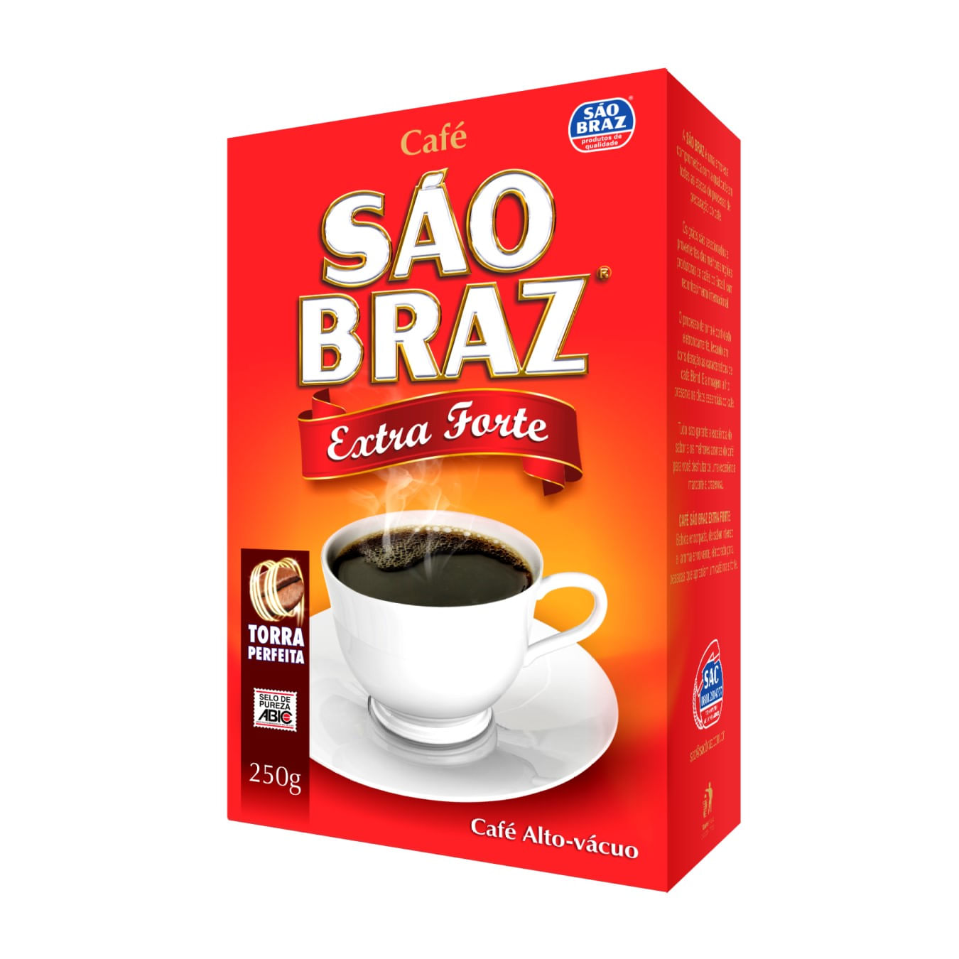 Café em Pó a Vácuo São Braz Extraforte 250 g