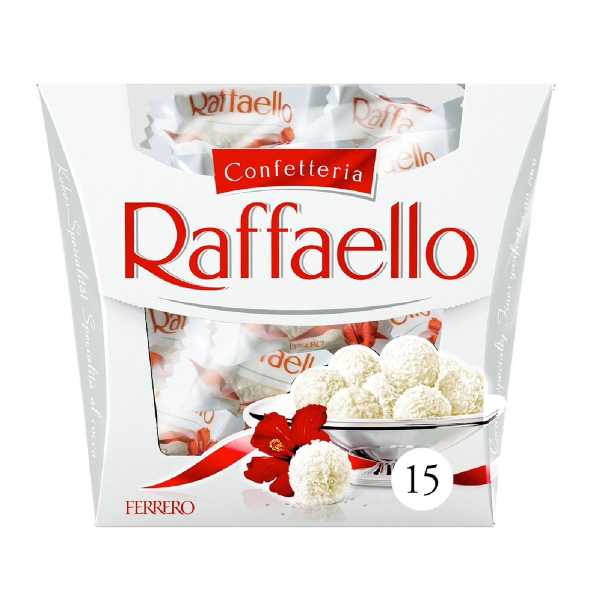 Raffaello com 15 unidades 150g