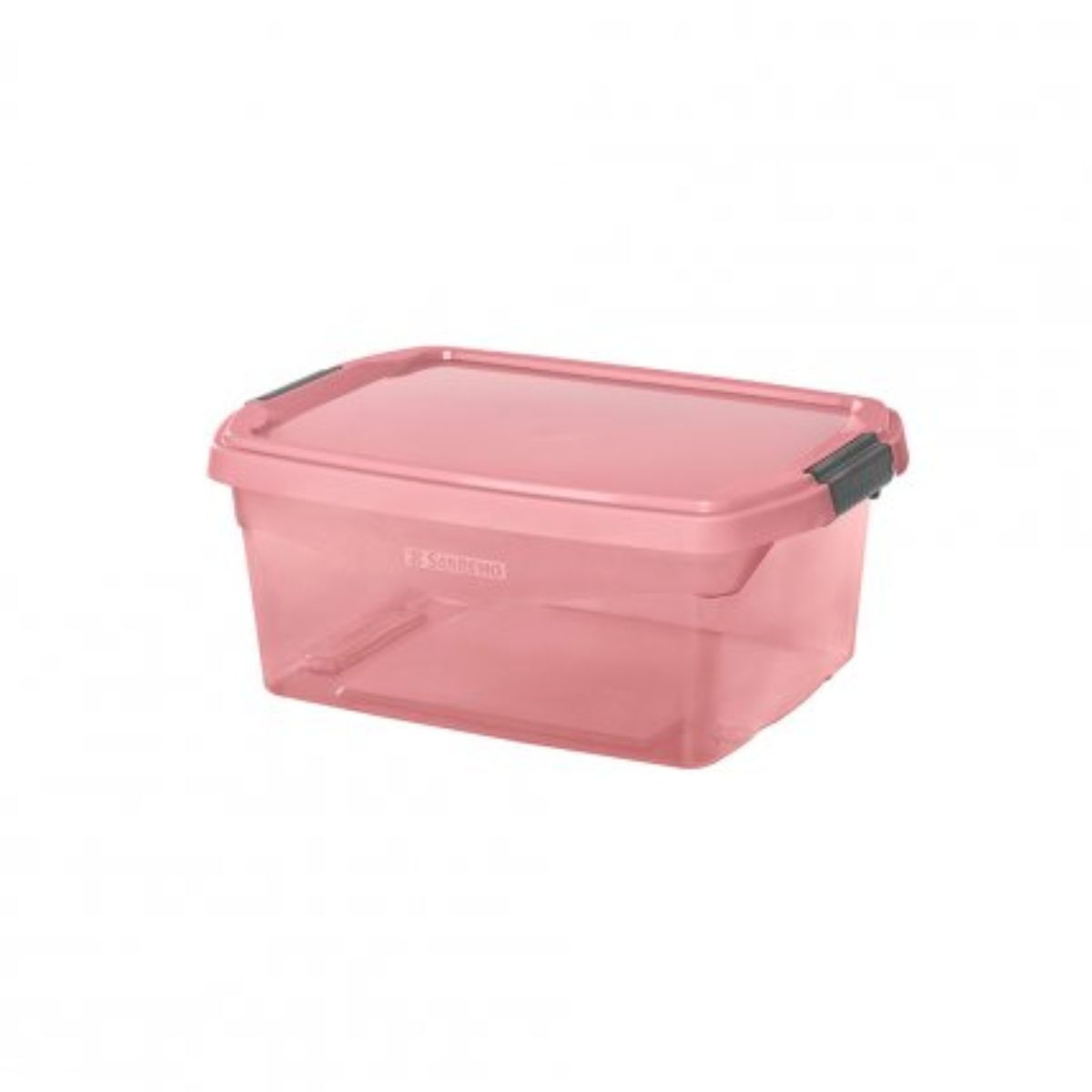 Caixa Organizadora Flex Sanremo Rosa Transparente 6L