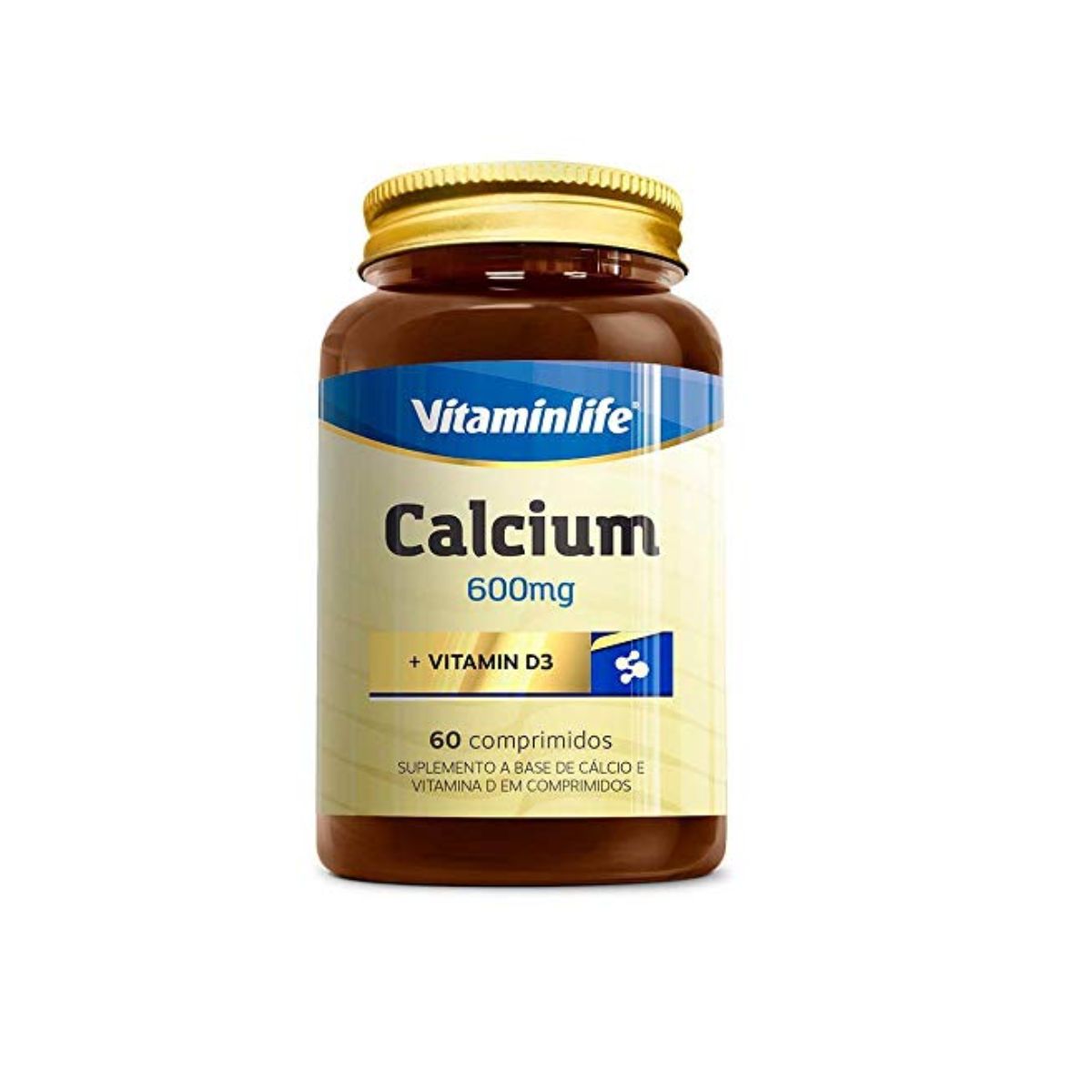 Calcium 600 mg Vitamana D com 60 Cápsulas