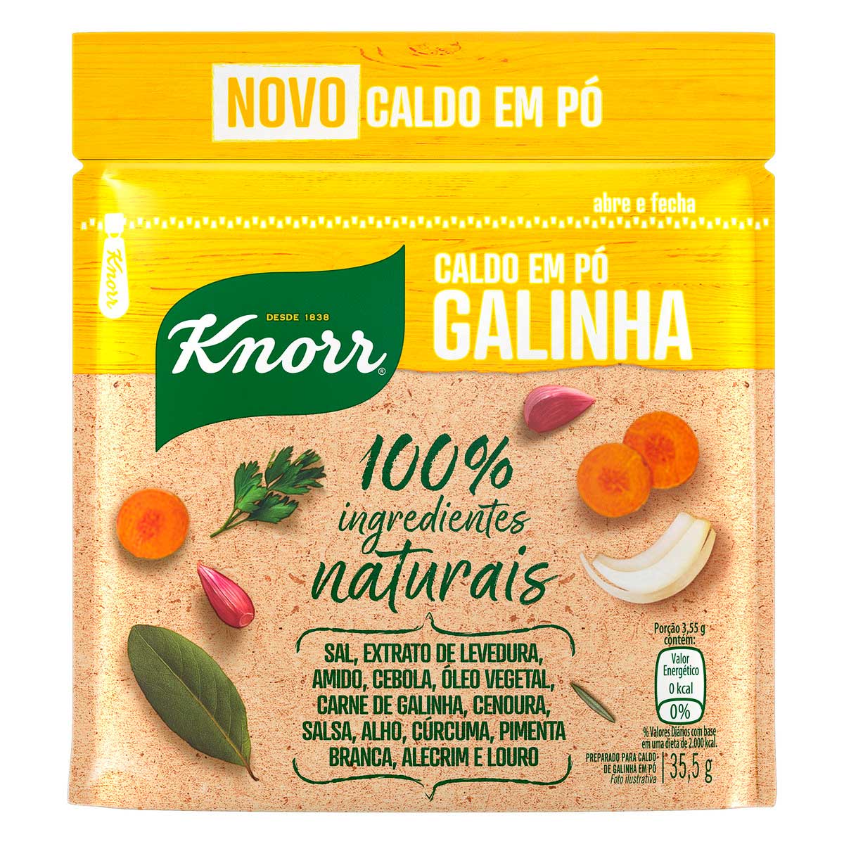 Caldo em Pó Galinha Knorr 35,5 g