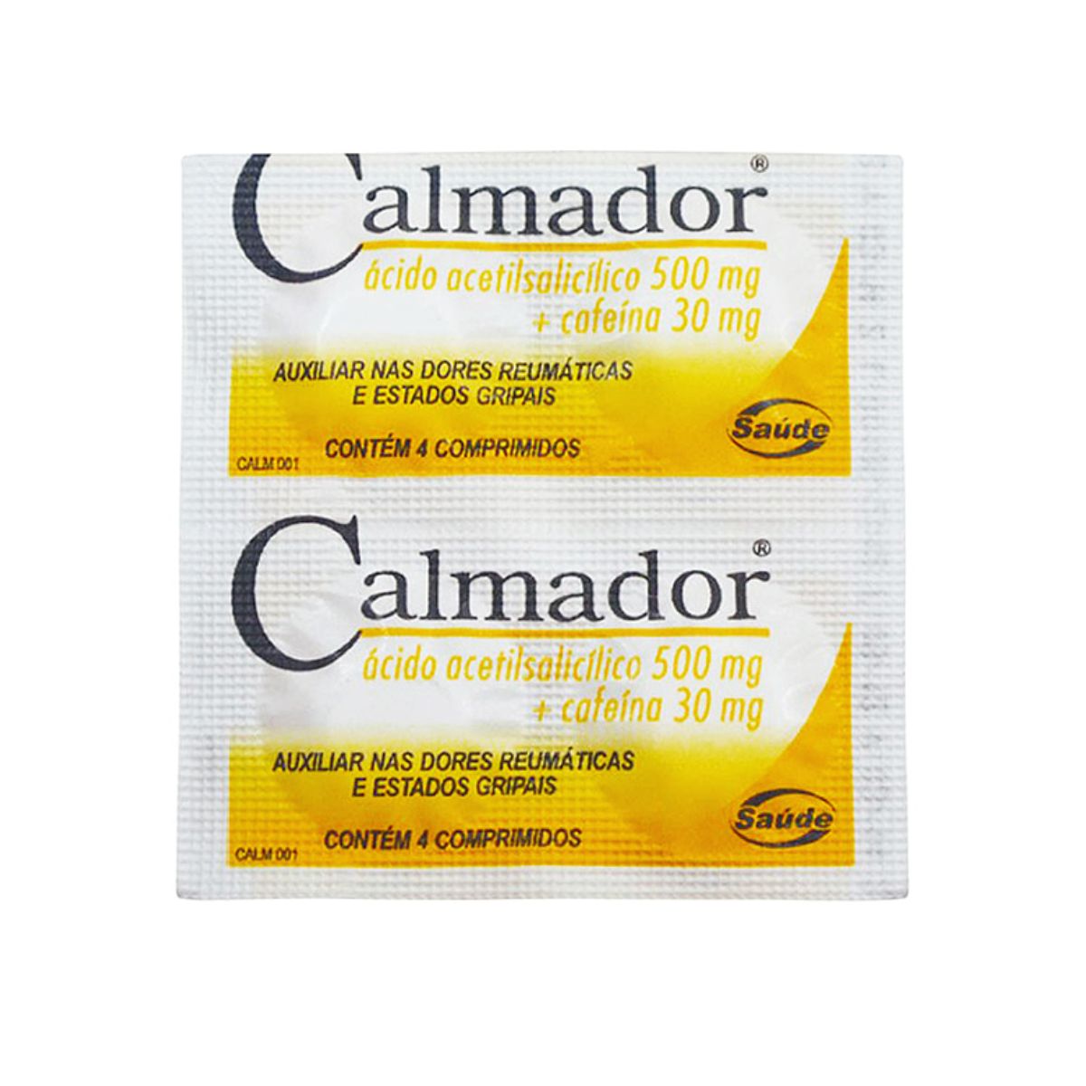 Calmador Blister com 4 Comprimidos