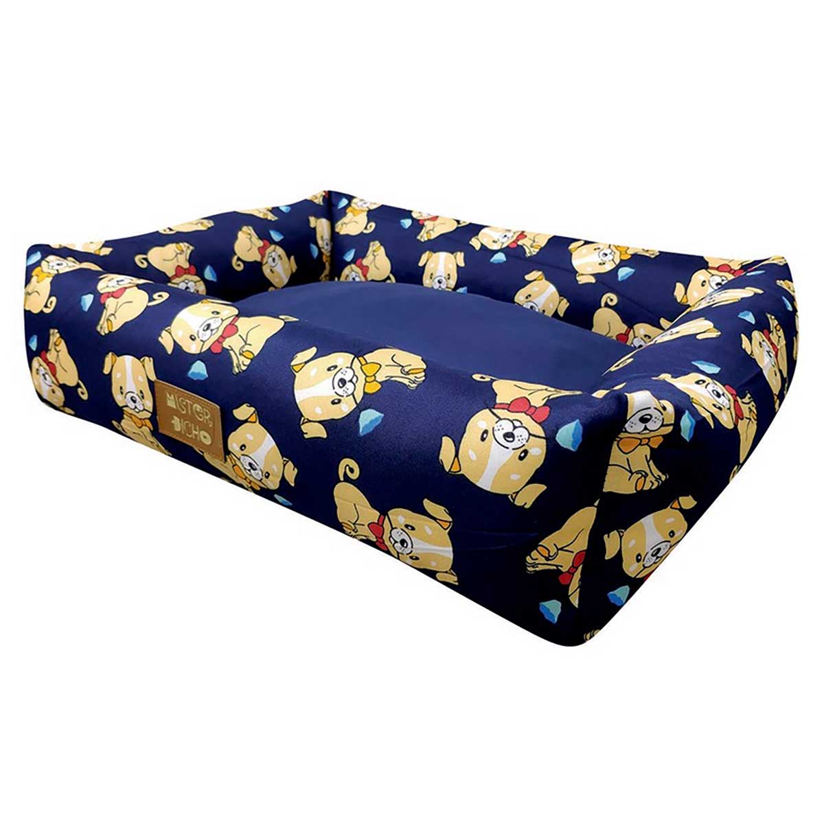 Cama para Cães Azul Dog Mister Bicho Fabrica Pet