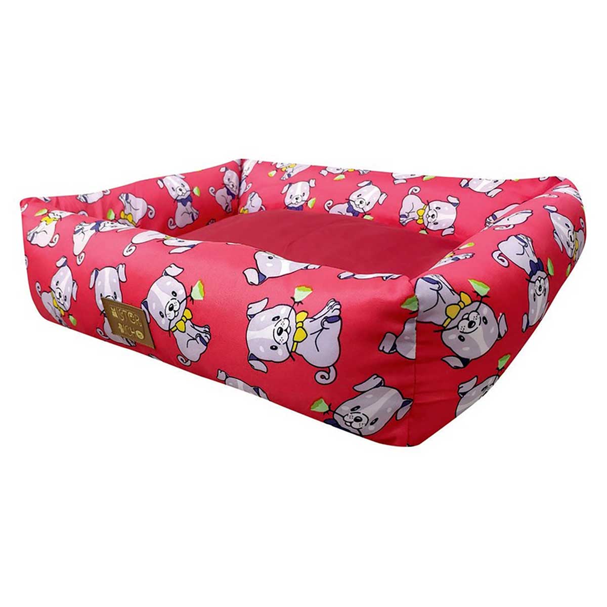 Cama para Cães Azul Vermelho Dog Mist Bicho Fabrica Pet