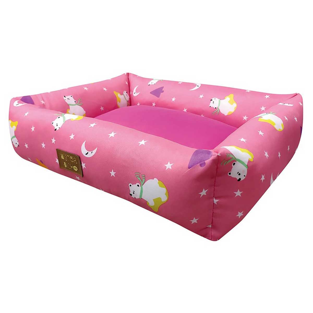 Cama para Cães Urso Rosa Mister Bicho Fabrica Pet