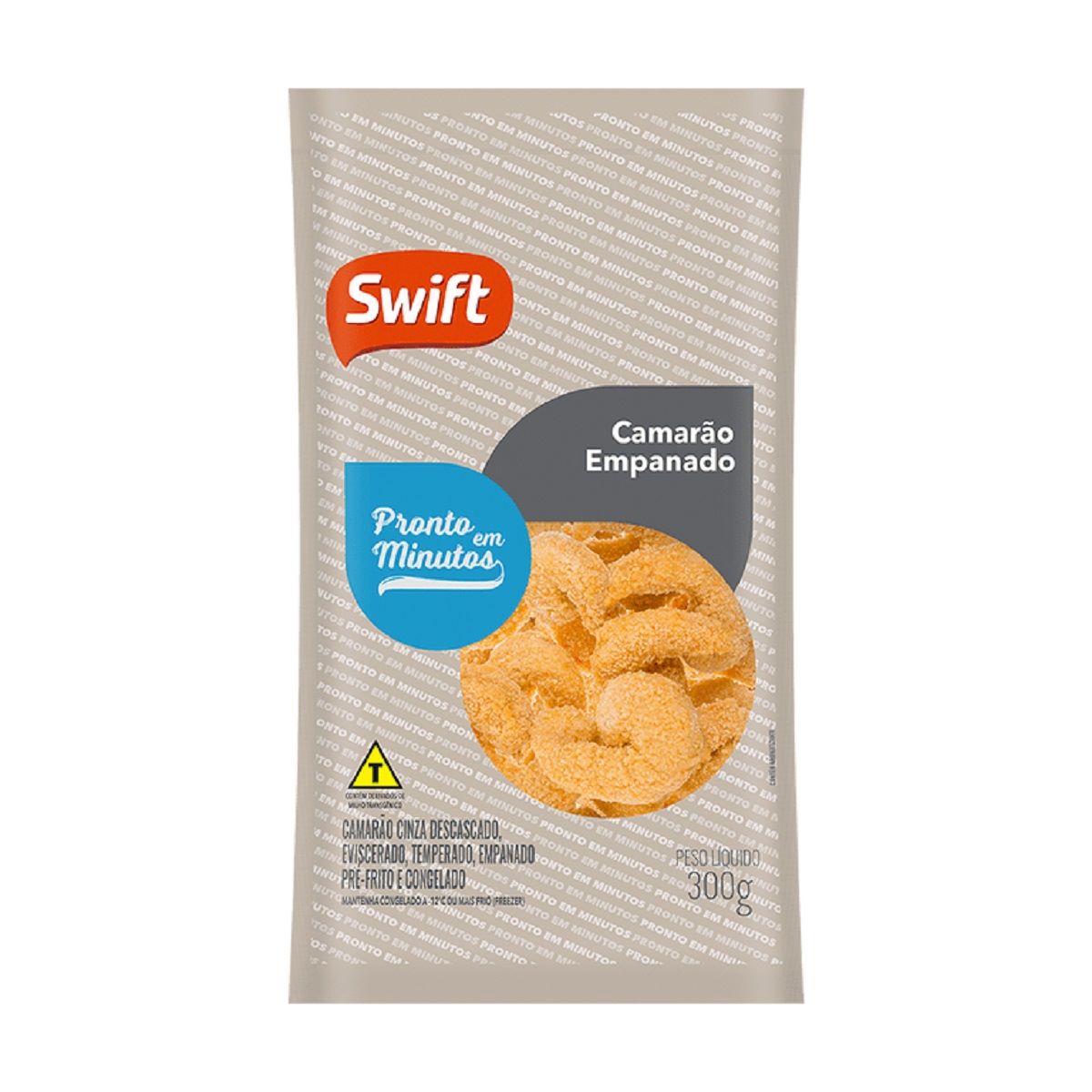 Camarão Empanado Congelado Swift 300 g