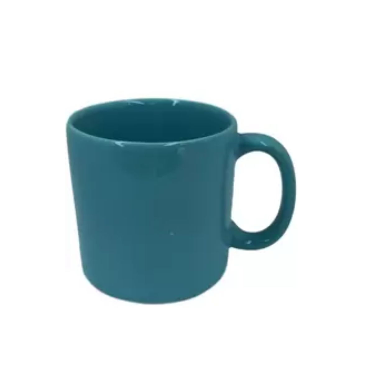 Caneca Cerâmica Mellie Decoração Azul 270 ml