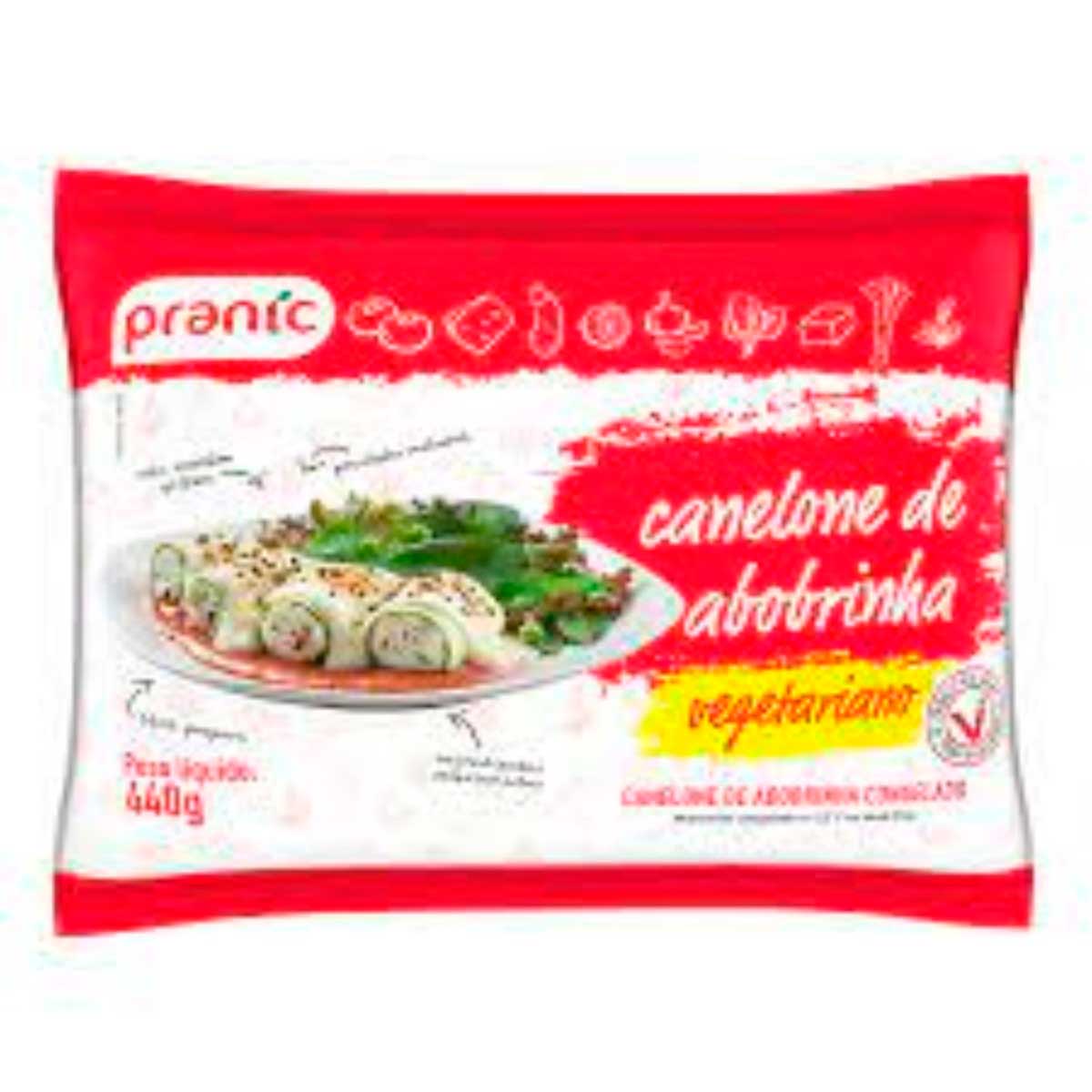 Canelone Veggie Pranic Abobrinha 440 g