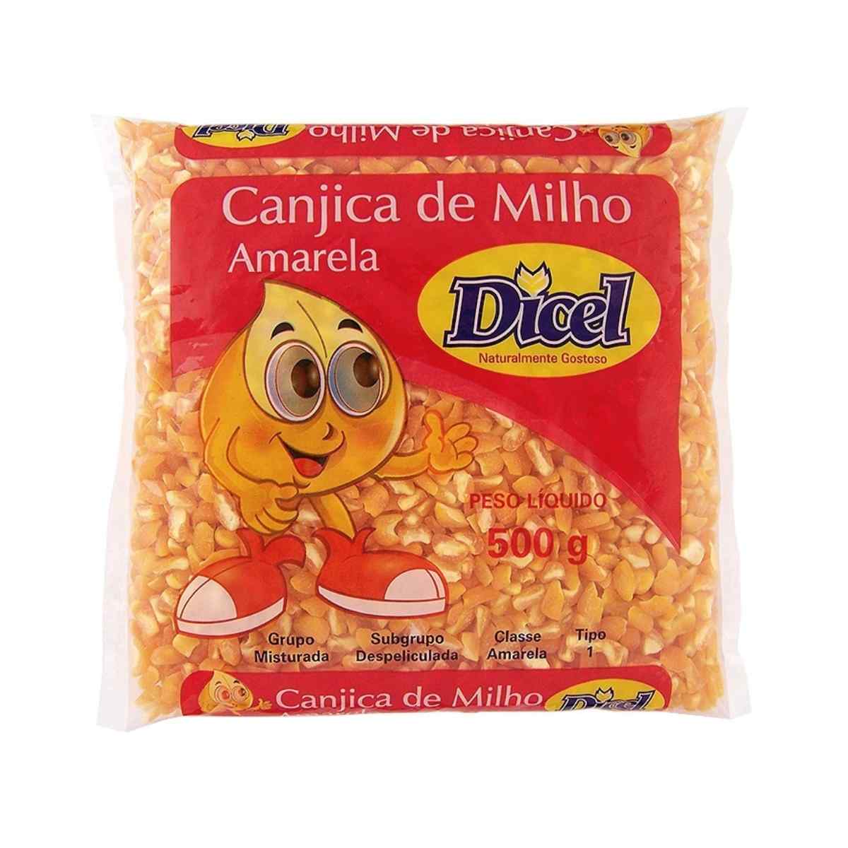 Canjica de Milho Amarela Dicel 500 g