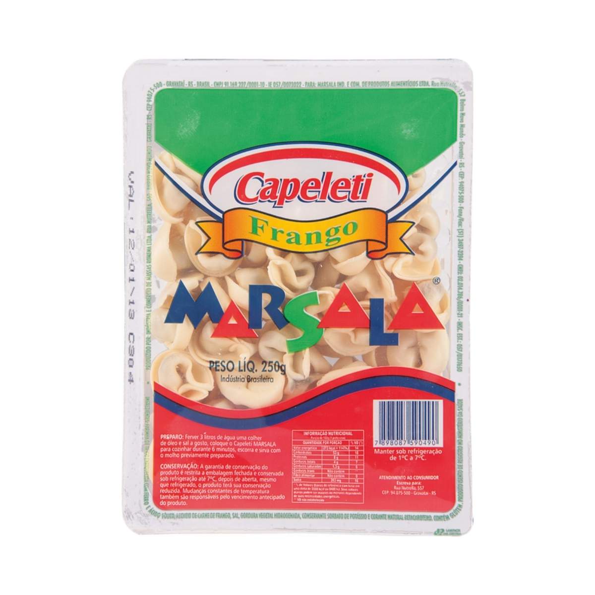 Capeleti De Frango Marsala 250 g