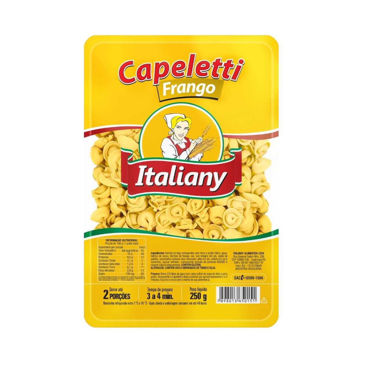 Capeletti Frango Italiany 250 g