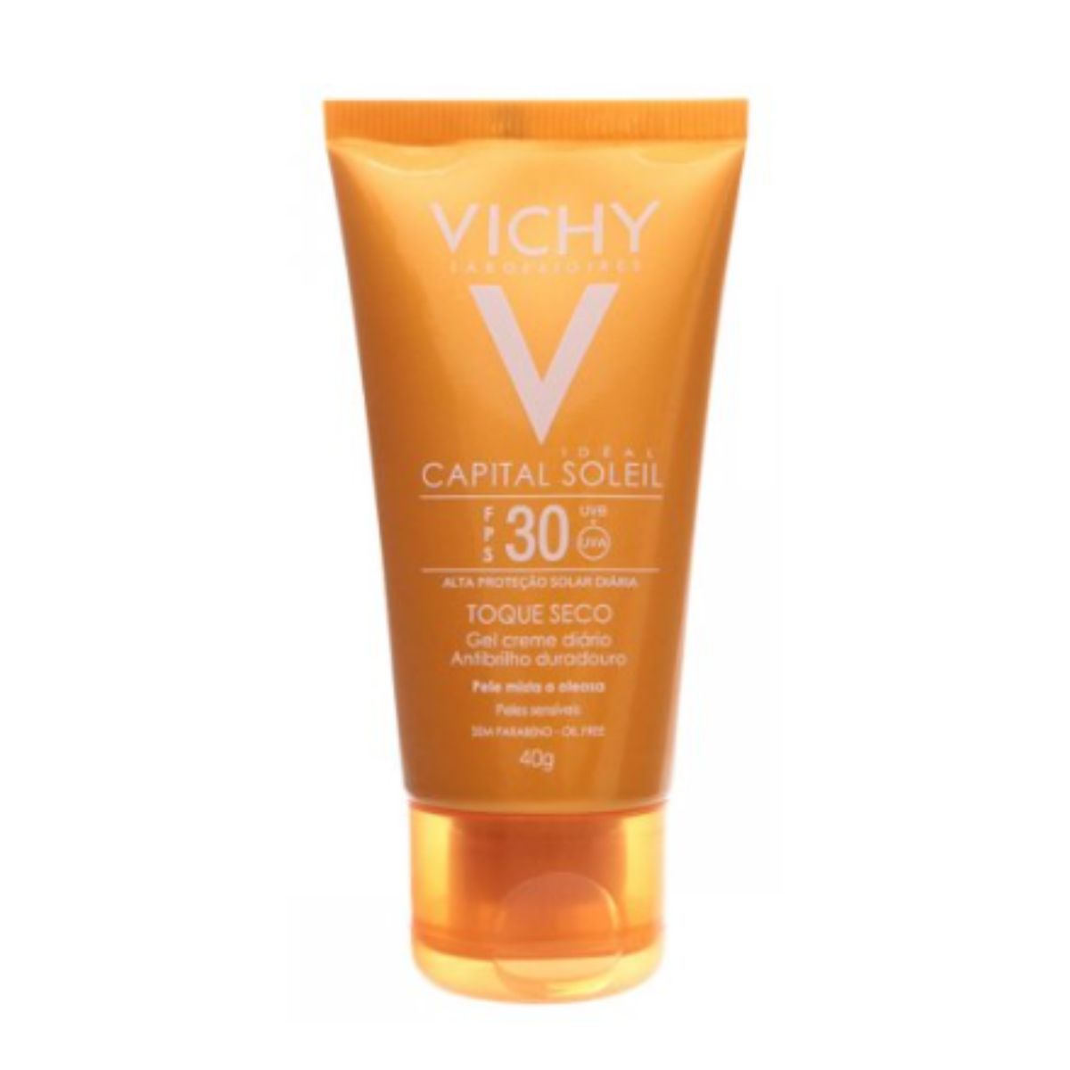 Protetor Solar Vichy Capital Soleil Toque Seco FPS 30 com 40 g