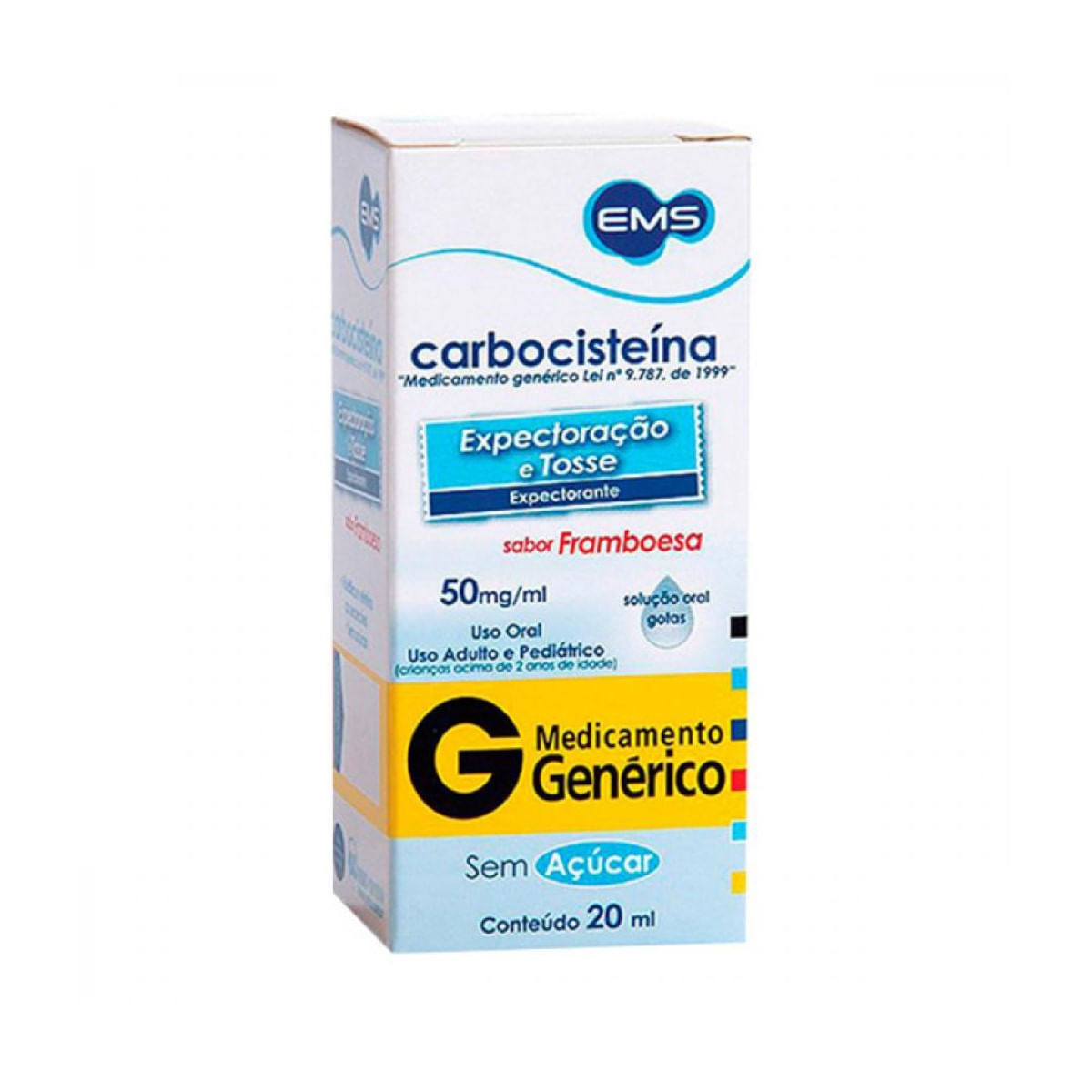 Carbocisteína em Gotas EMS 20ml