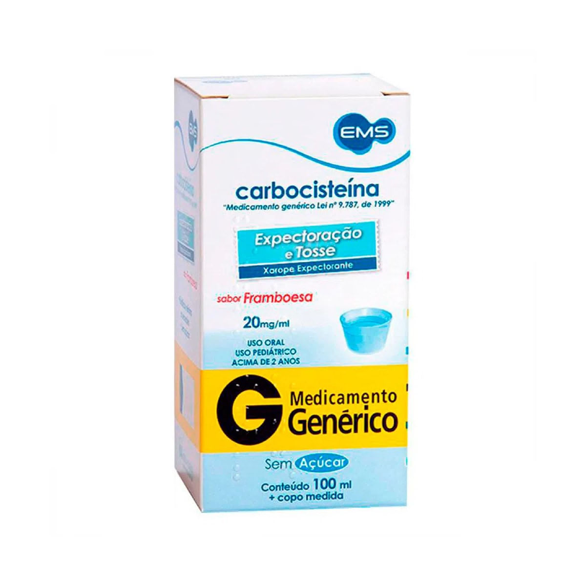 Carbocisteína Pediátrico em Gotas EMS 100ml