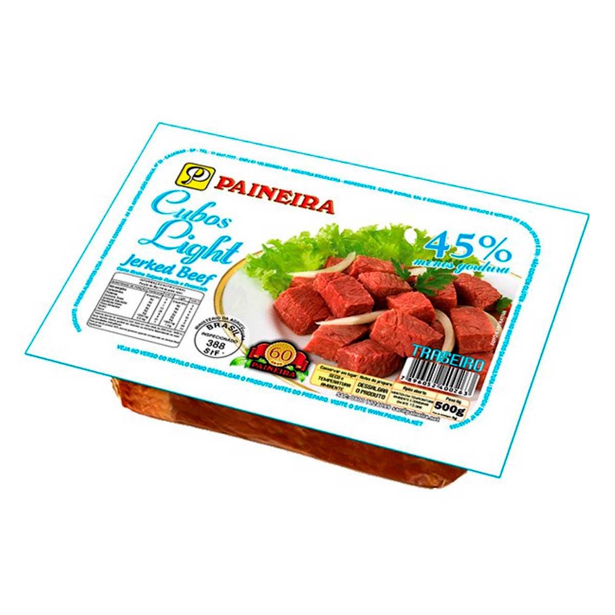 Carne Seca em Cubos Light Paineira 500 g