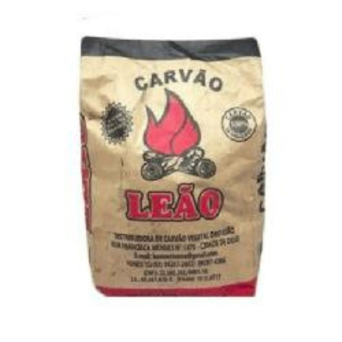 Carvão Leão Pacote 2 Kg