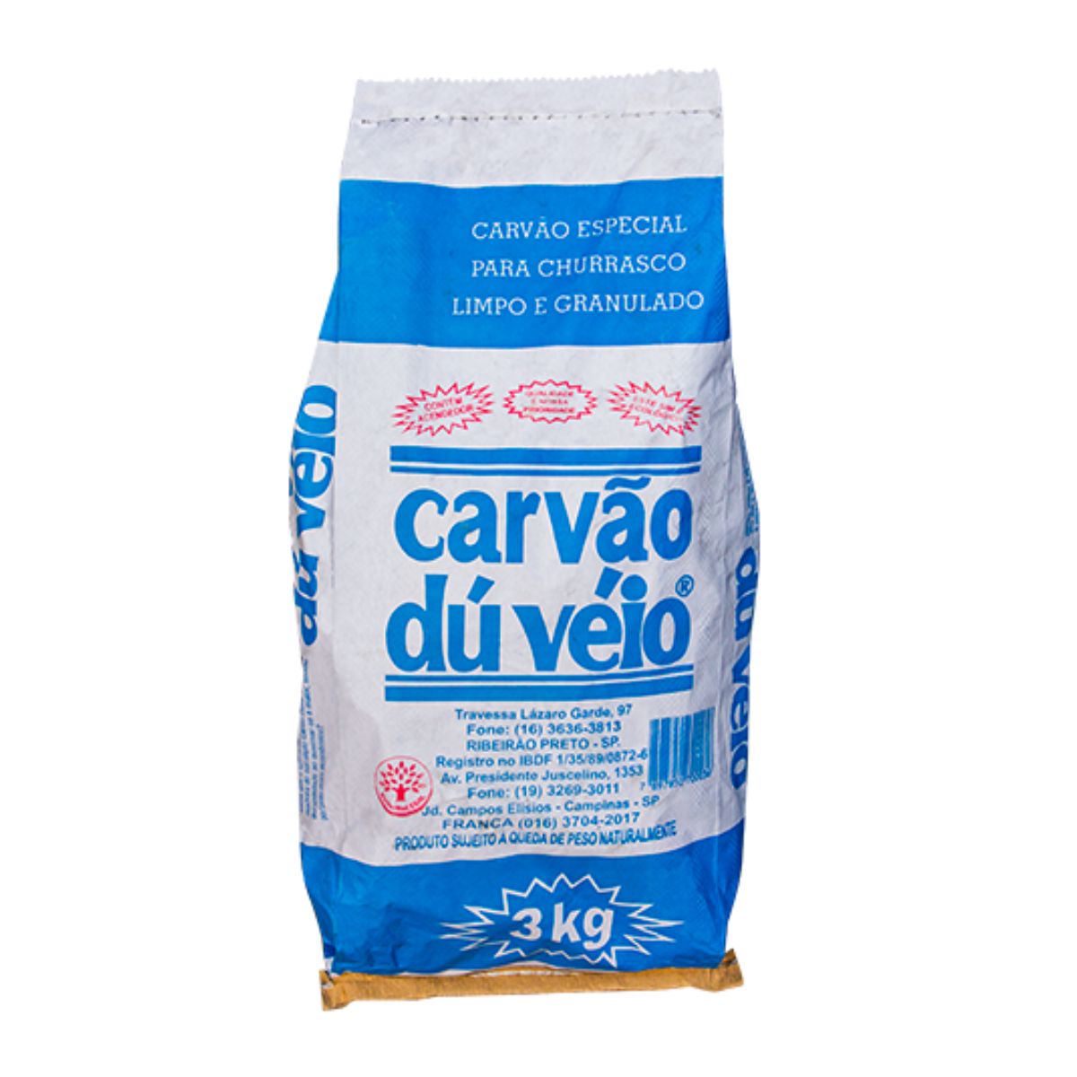 Carvão Vegetal  Nagib Dú Veio 3 kg