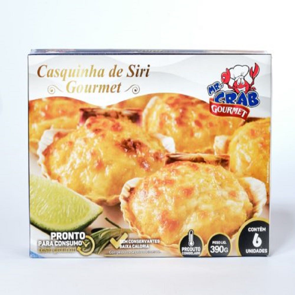 Casquinha de Siri Congelada Crab Gourmet 390 g