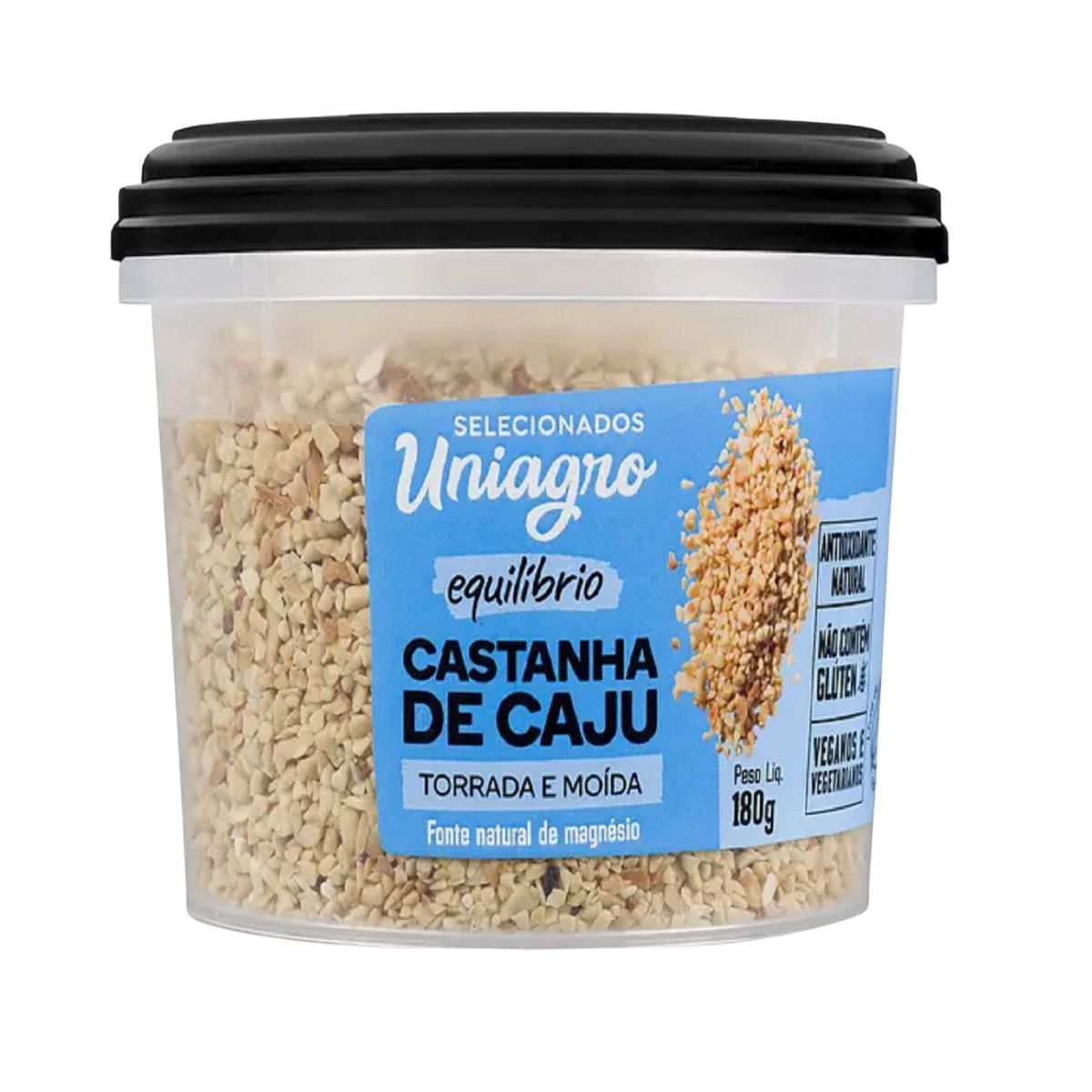 Casta Caju Moída s/ Sal Uniagro 180 g