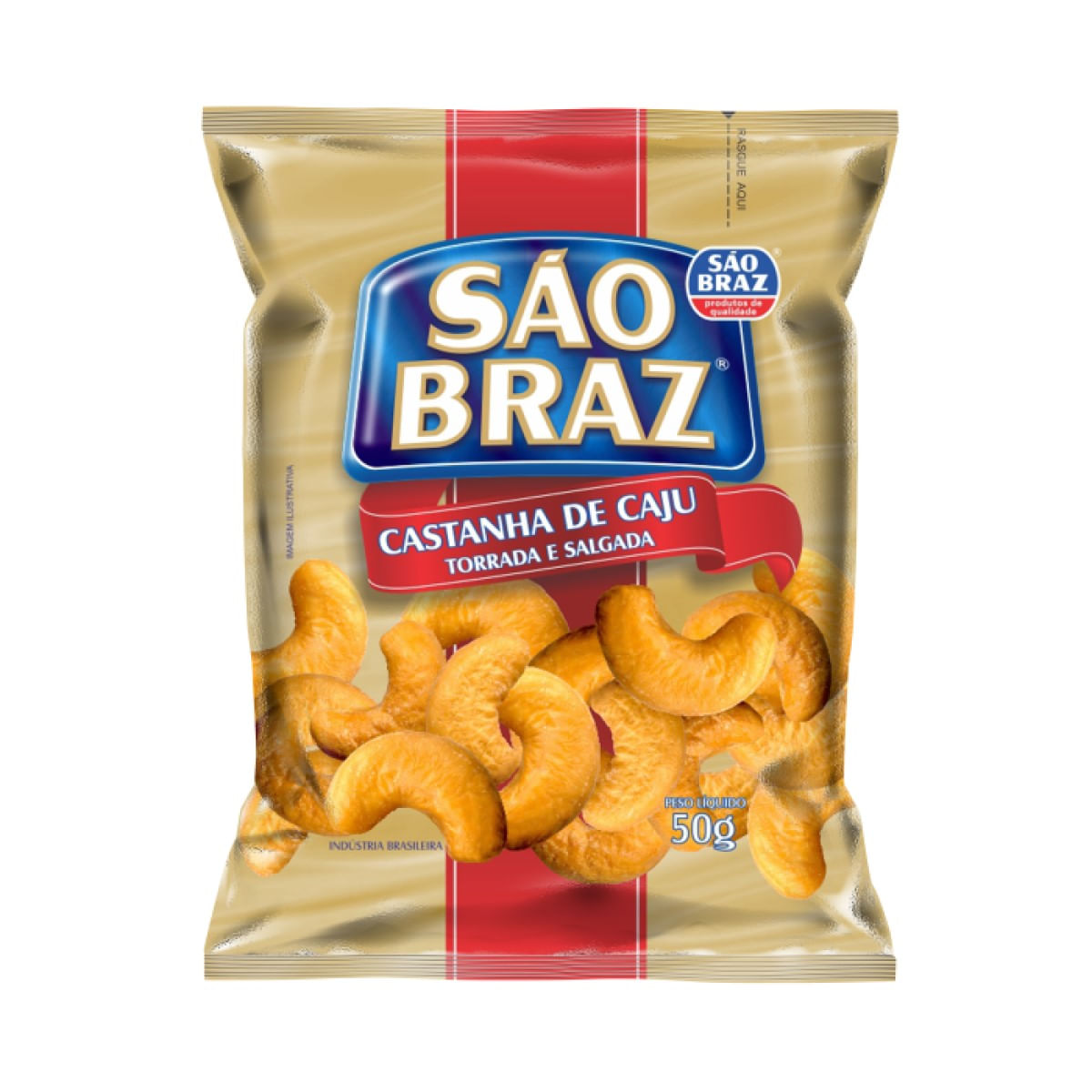 Castanha de Caju Salgada São Braz 50 g