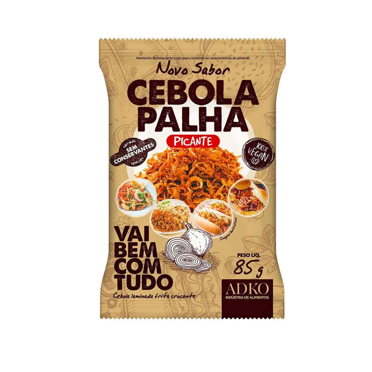 Cebola Palha Picante Adko 85 g