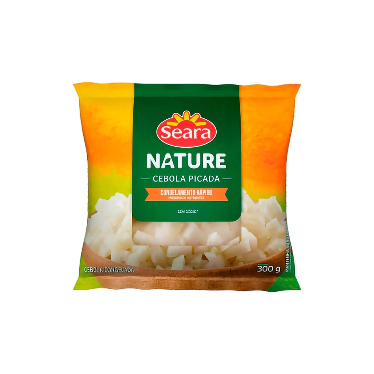 Cebola Picada Congelada Seara Nature 300 g