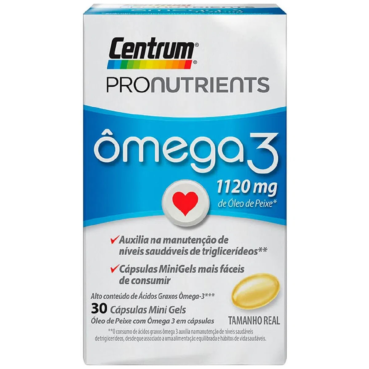 Ômega 3 Centrum Pronutrients 30 Comprimidos