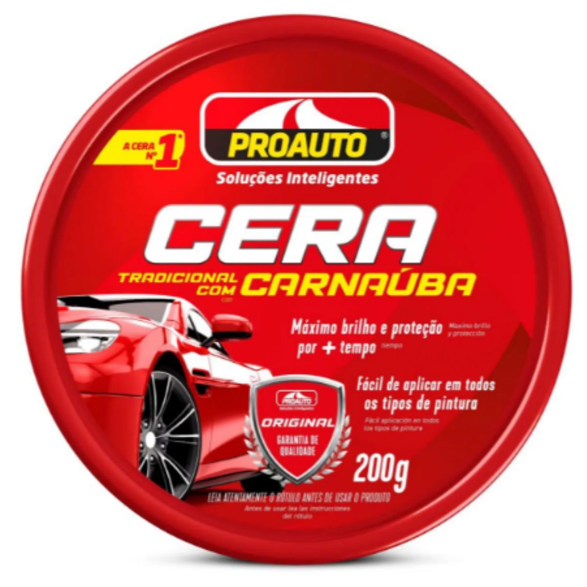 Cera em Pasta Proauto 200G