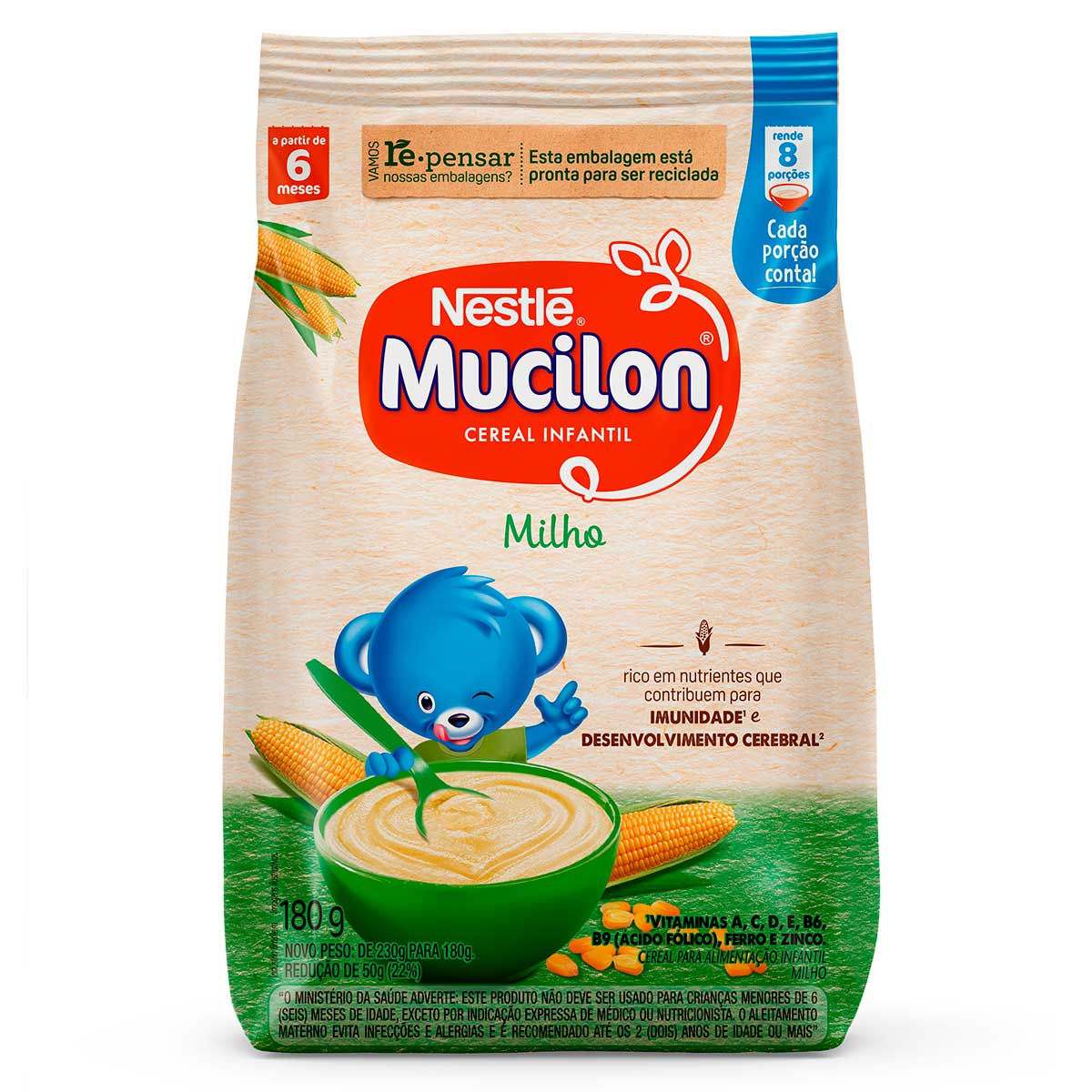 Cereal Infantil Mucilon Milho 180g